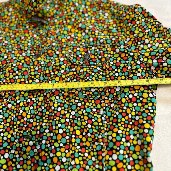 MOSHINO Vintage ‘90’s Polka Dot Jean Jacket Style - Size 8 - Picture 5 of 12